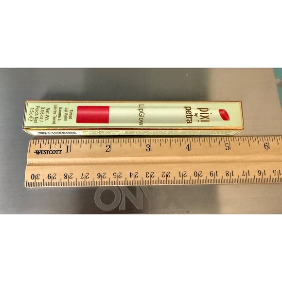 Pixi By Petra LipGlow - Ruby Red Tinted Lip Balm Full Size -Hydrating Nourishing - Picture 7 of 7